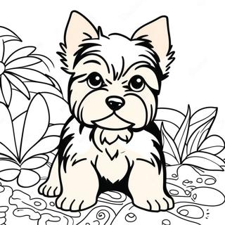 Yorkshire Terrier Páginas Para Colorir