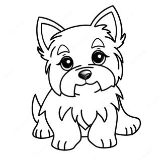 Pagina Para Colorir De Filhote De Yorkie 109799-46494