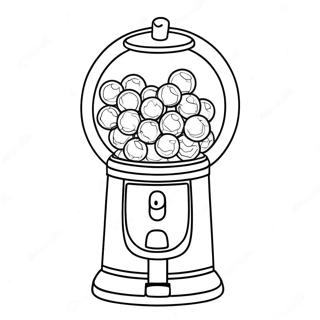 Pagina Para Colorir De Maquina De Chicletes Com Criancas 109828-46527
