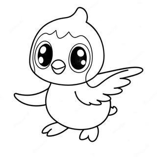 Piplup Páginas Para Colorir