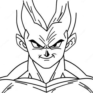 Pagina Para Colorir Do Majin Vegeta 110010 46670