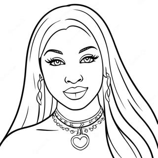 Nicki Minaj Páginas Para Colorir