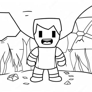 Herobrine Páginas Para Colorir