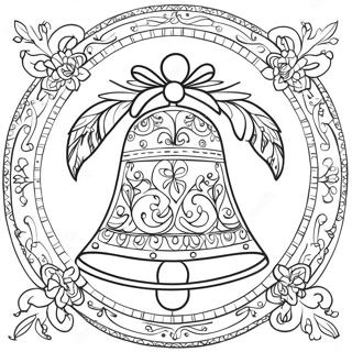 Pagina Para Colorir De Sino Decorativo Bonito 110498-47039