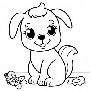 Pagina Para Colorir De Animais Fofos Para Treinamento De Vaso 110726-47218