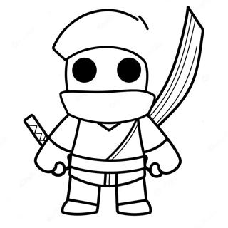 Pagina Para Colorir De Personagem Ninja Roblox Legal 110778-47257