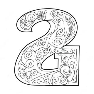 Pagina Para Colorir Do Grande Numero 2 111245 47654