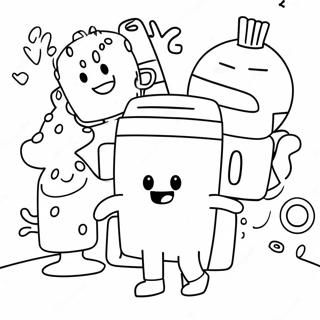 Pagina Para Colorir Divertida Do Wubbzy E Amigos 111319-47701