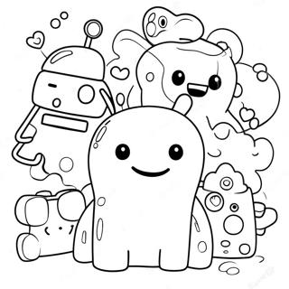 Pagina Para Colorir Divertida Do Wubbzy E Amigos 111319-47702