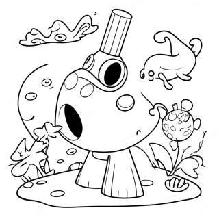 Pagina Para Colorir Da Ilha Fantastica Dos Brinquedos Inadaptados 111372-47745