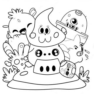 Pagina Para Colorir Da Ilha Alegre Dos Brinquedos Inadaptados 111374-47755