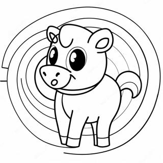 Pagina Para Colorir Do Mascote Bullseye Da Target 111397-47761