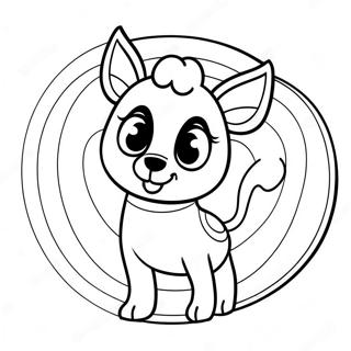 Pagina Para Colorir Do Mascote Bullseye Da Target 111397-47762