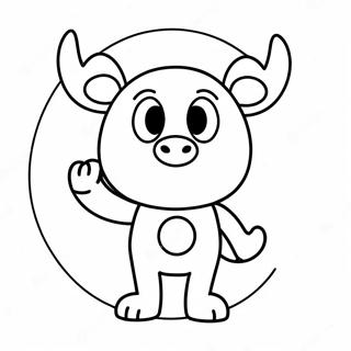 Pagina Para Colorir Do Mascote Bullseye Da Target 111397-47764