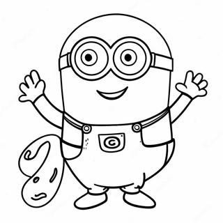 Pagina Para Colorir Minion Pedindo Doces 111631-47954