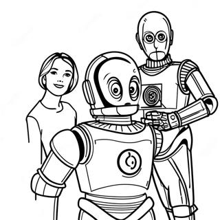 Pagina Para Colorir Do C 3po Com Amigos 111758-48048