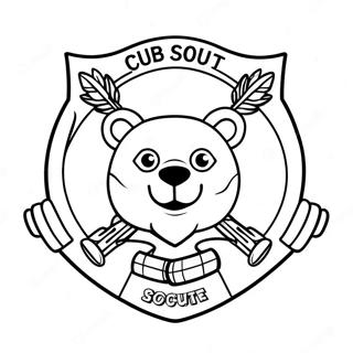 Pagina Para Colorir Do Logotipo Do Cub Scout 111858-48118