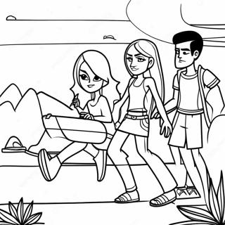 Pagina Para Colorir Cena De Total Drama Island 111962-48205