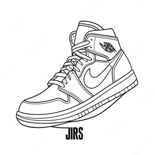 Air Jordan Páginas Para Colorir