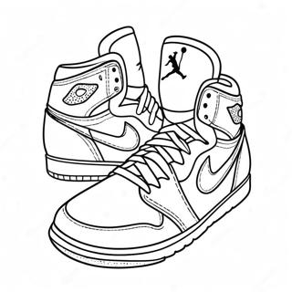 Pagina Para Colorir De Tenis Retro Air Jordan 112092-48310