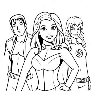 Pagina Para Colorir Starfire Com Amigos 112145 48356