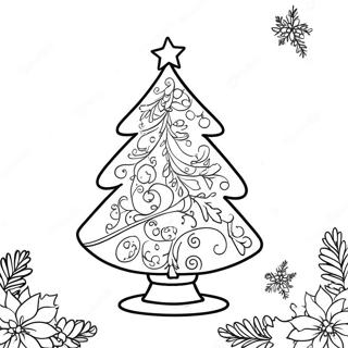 Pagina Para Colorir Da Arvore De Natal Elegante 112268-48441