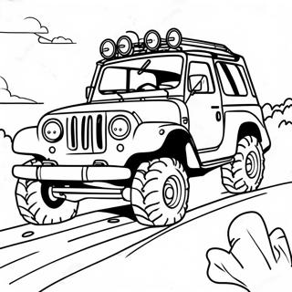 Pagina Para Colorir Da Pista Off Road Empolgante 112321-48490
