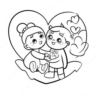Pagina Para Colorir Do Papai Doce No Dia Dos Namorados 112397-48549