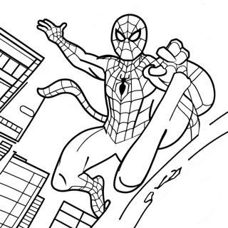 Homem-Aranha Longe De Casa Páginas Para Colorir