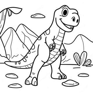 Pagina Para Colorir Da Aventura Dino No Acampamento Cretaceo 112574-48681