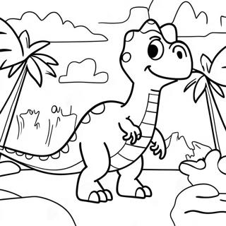 Pagina Para Colorir Da Aventura Dino No Acampamento Cretaceo 112574-48682