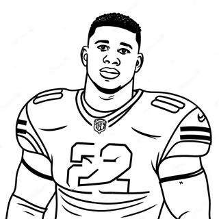 Saquon Barkley Páginas Para Colorir