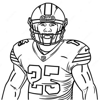 Pagina Para Colorir Do Saquon Barkley 112881-49040