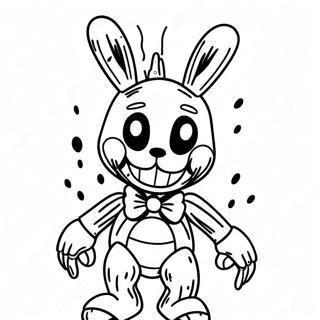 Pagina Para Colorir Do Bonnie Definhado Nas Sombras 112935-48965