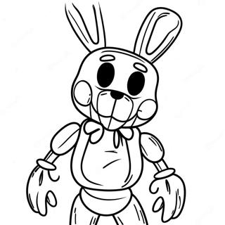 Pagina Para Colorir Do Bonnie Definhado Nas Sombras 112935-48968