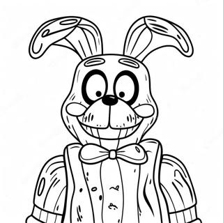 Pagina Para Colorir Do Bonnie Definhado Com Olhos Assustadores 112936-48970