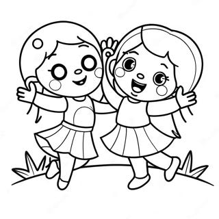 Pagina Para Colorir Poppy E Viva Dancando Juntas 112987-49125