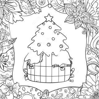 Pagina Para Colorir Calendario Do Advento Festivo 113295-49362