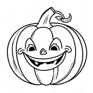 Pagina Para Colorir Abobora De Halloween Sorridente 113320-49381