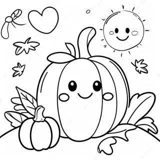 Pagina Para Colorir De Abobora Feliz Da Colheita 113503-49530