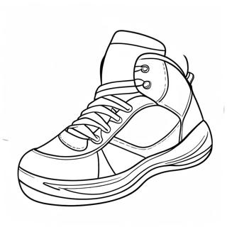 Tenis De Basquete Coloridos Pagina Para Colorir 113629 49626