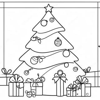 Pagina Para Colorir Arvore De Natal Preppy Festiva 113809-49761
