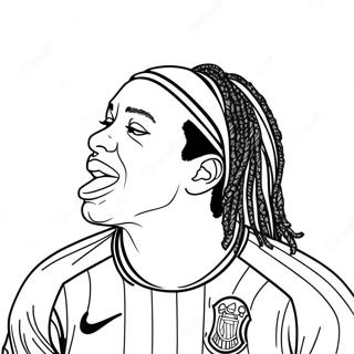 Ronaldinho Páginas Para Colorir