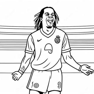 Pagina Para Colorir Do Ronaldinho Celebrando Um Gol 113888-49825
