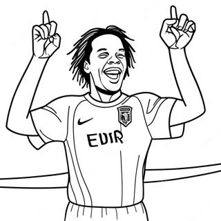 Pagina Para Colorir Do Ronaldinho Celebrando Um Gol 113888-49827
