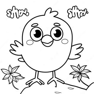 Pagina Para Colorir Dos Personagens Divertidos Do Chicka Chicka Boom Boom 114144 50025