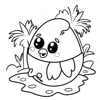 Pagina Para Colorir Do Coco Fofo Do Chicka Chicka Boom Boom 114146 50034