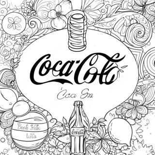 Coca Cola Páginas Para Colorir