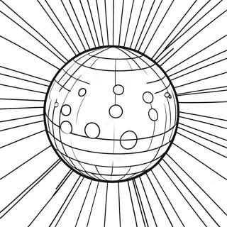 Pagina Para Colorir De Uma Bola De Disco Cintilante 114326-50175