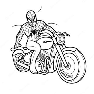 Pagina Para Colorir Motocicleta Do Homem Aranha 114373-50199